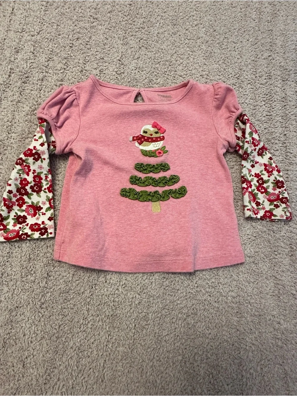 🎄 Vintage Gymboree Holiday Bird Christmas Tree Outfit Set 12-18M 2011